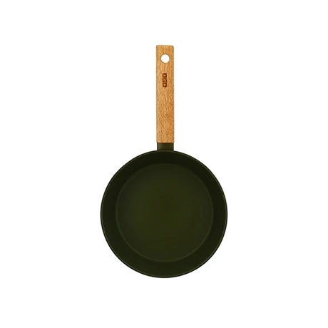 Poêle Ector Induction Aluminium Revêtu Manche En Bois 20 Cm Vert – Image 4