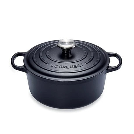 Le Creuset Cocotte Fonte Rond 24 Cm Noir