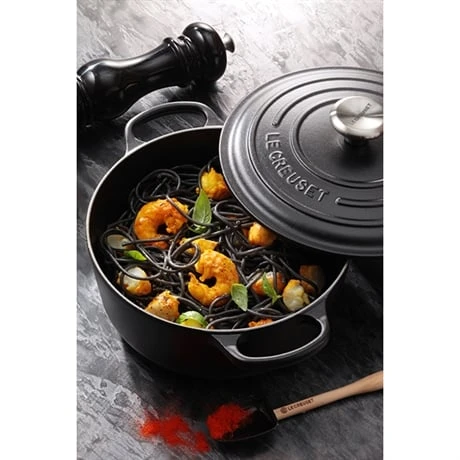 Le Creuset Cocotte Fonte Rond 24 Cm Noir – Image 3