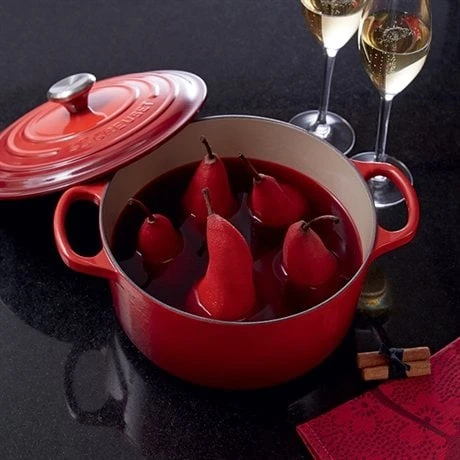 Le Creuset Cocotte Fonte Rond 24 Cm Cerise – Image 3