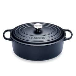 Le Creuset Cocotte Fonte Ovale 31 Cm Noir