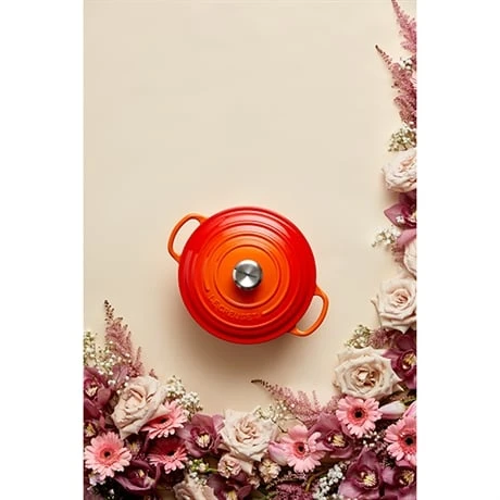 Le Creuset Cocotte Fonte Rond 20 Cm Volcanique – Image 4