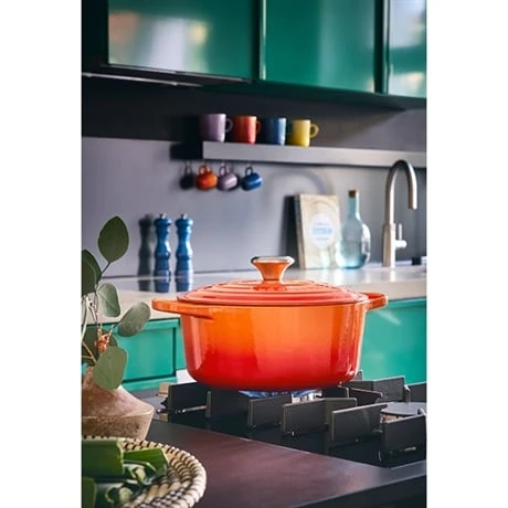 Le Creuset Cocotte Fonte Rond 20 Cm Volcanique – Image 5