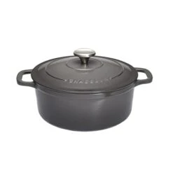 Cocotte Sublime Fonte Rond 4 L 24 Cm Grise