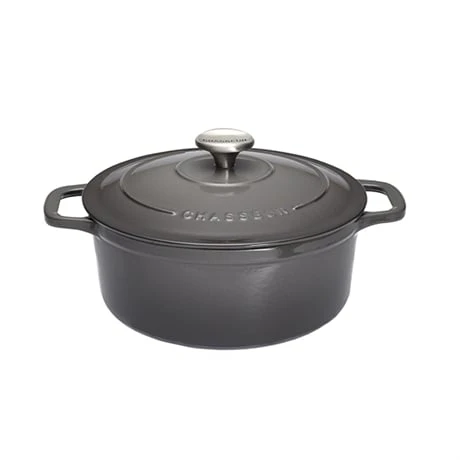 Cocotte Sublime Fonte Rond 4 L 24 Cm Grise