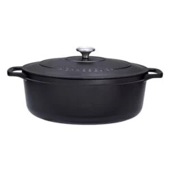 Cocotte Sublime Fonte Ovale 8,5 L 35 Cm Noir