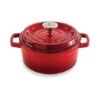 Cocotte En Fonte Ronde 20 Cm 2,3 L Rouge