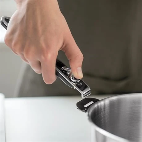 Lot De 4 Casseroles Select Et Poignée Amovible Grise Beka – Image 2